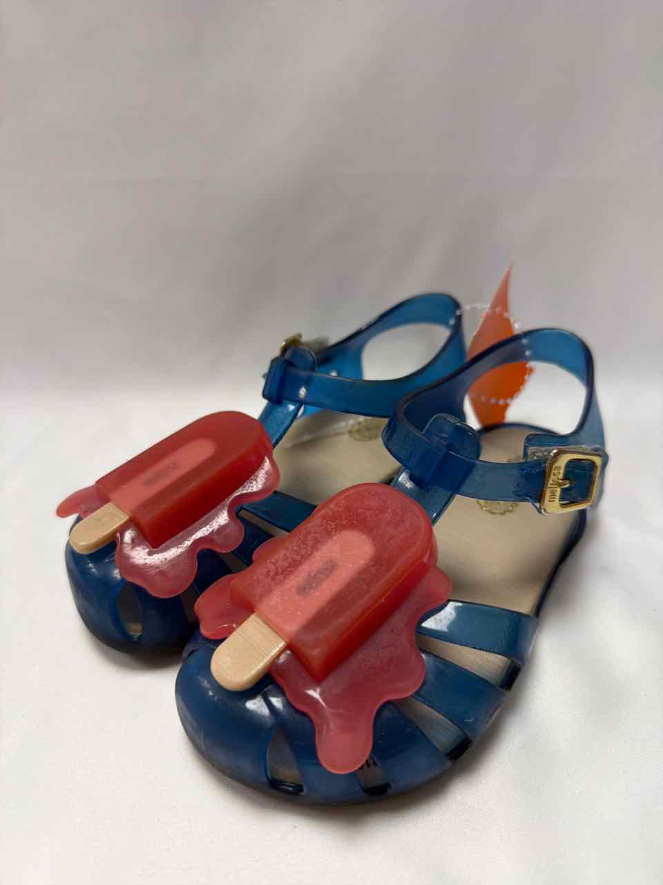 Mini Melissa Shoe Sizes 9C Blue Sandals