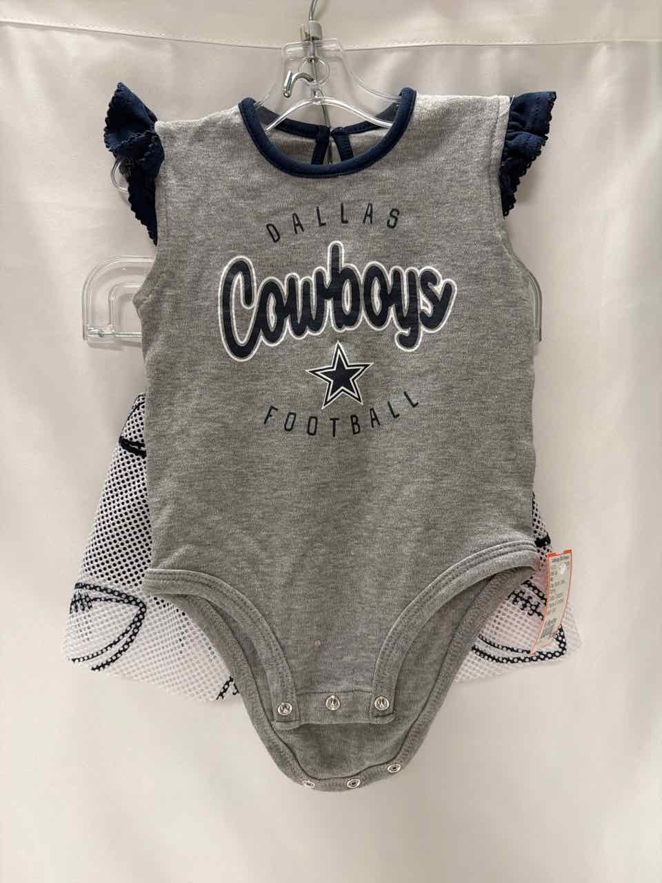NFL Size 18 Months Gray Outfit -2pc