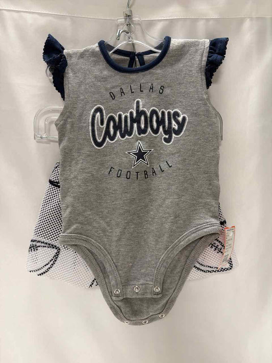 NFL Size 18 Months Gray Outfit -2pc