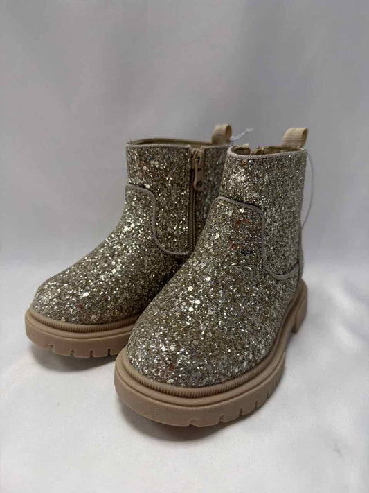 Cat & Jack Shoe Sizes 7C Gold Boots