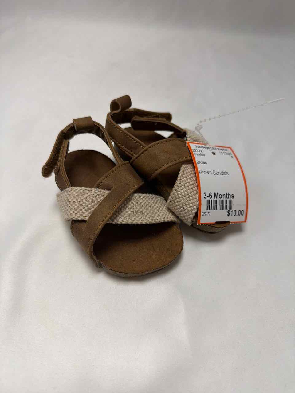 Shoe Sizes 3-6 Months Brown Sandals