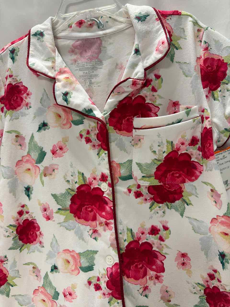 Tahari Size 5/6 White Pajamas Nightgown