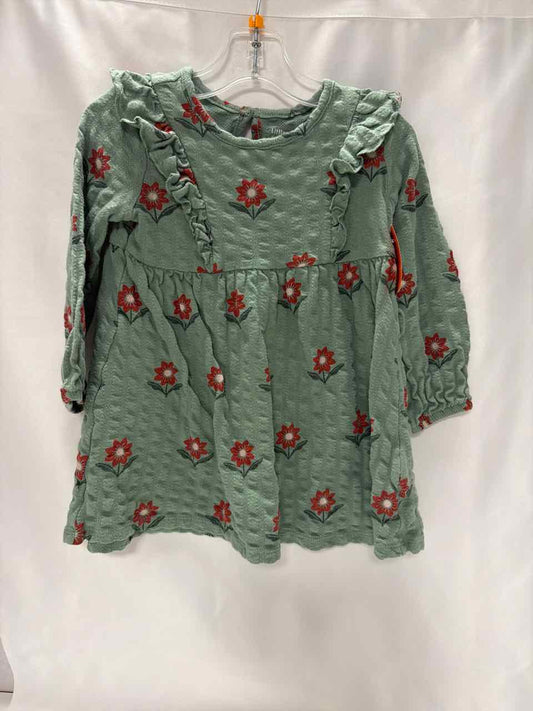 Little Co. Size 2T Green Dress- Casual