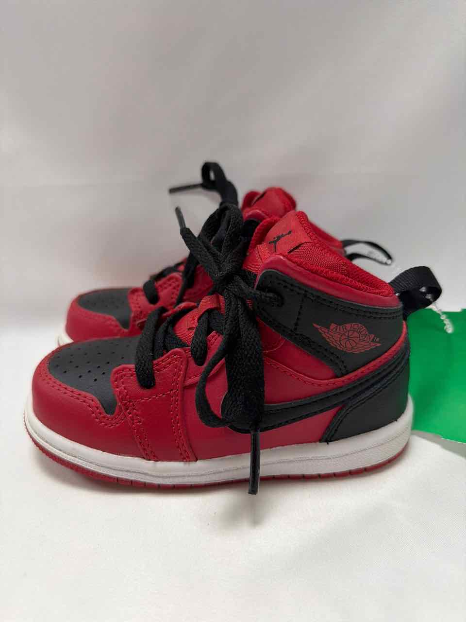 Jordan Shoe Sizes 7C Red Gently Used Shoes- Casual