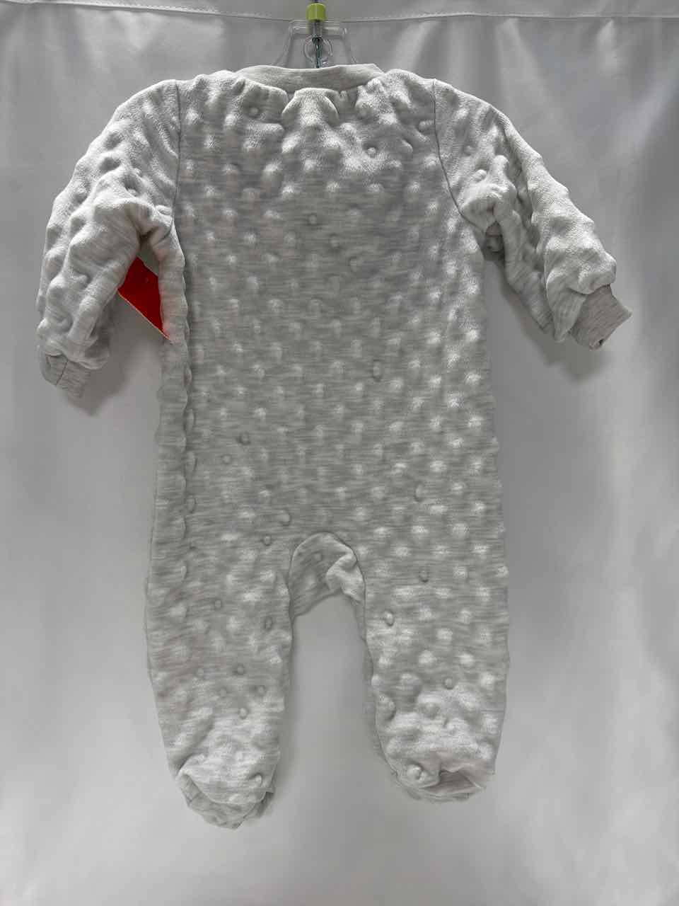 Little Beginnings Size 0-3 Months Gray Footie