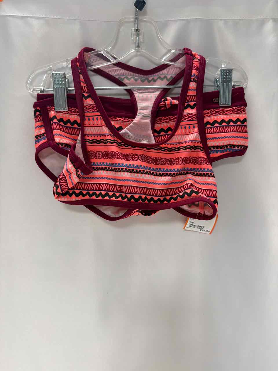 Size 7/8 Orange Swimsuit- 2pc