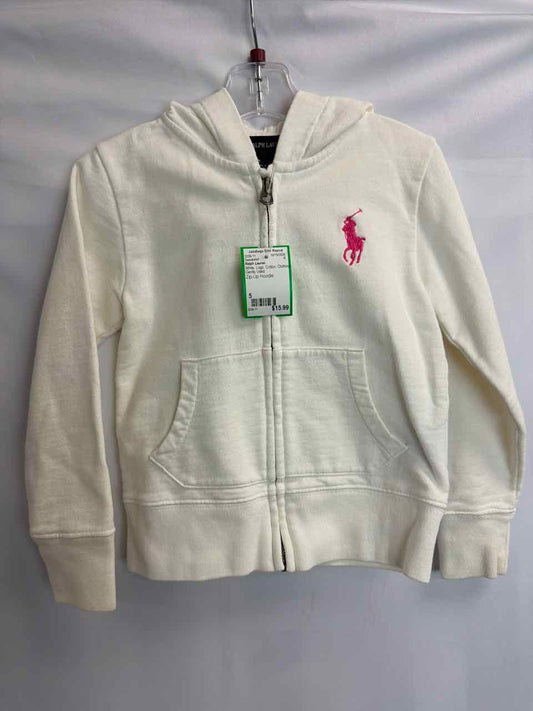 Ralph Lauren Size 5 White Gently Used Sweatshirt