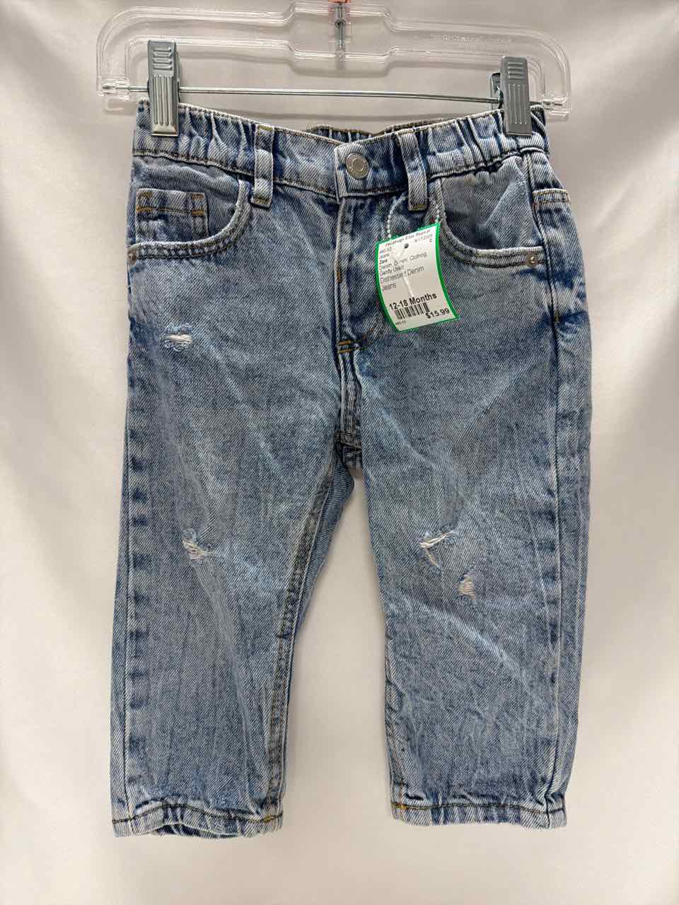 Zara Size 12-18 Months Denim Gently Used Jeans