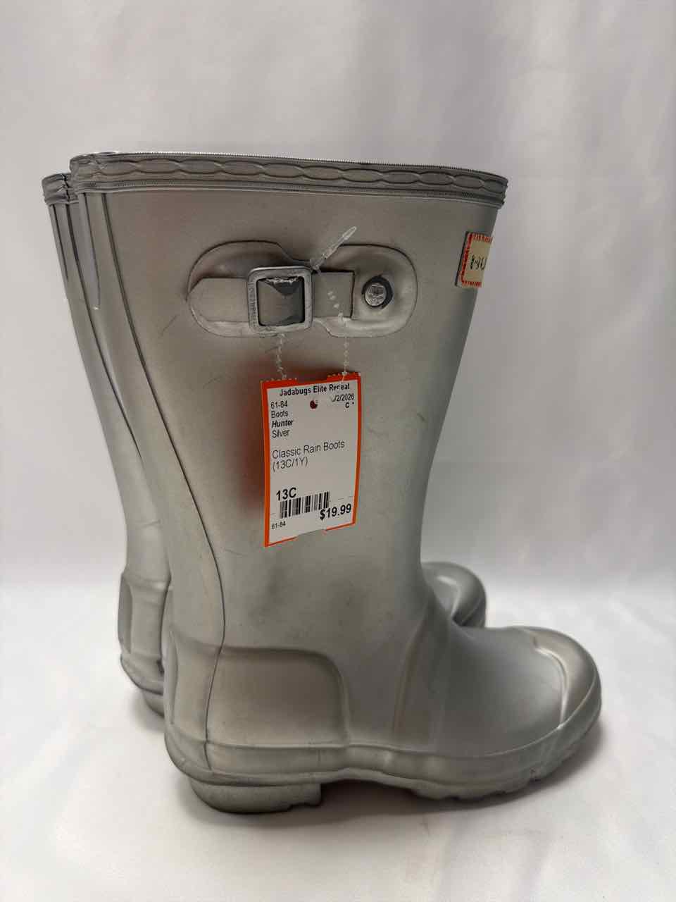 Hunter Shoe Sizes 13C Silver Boots