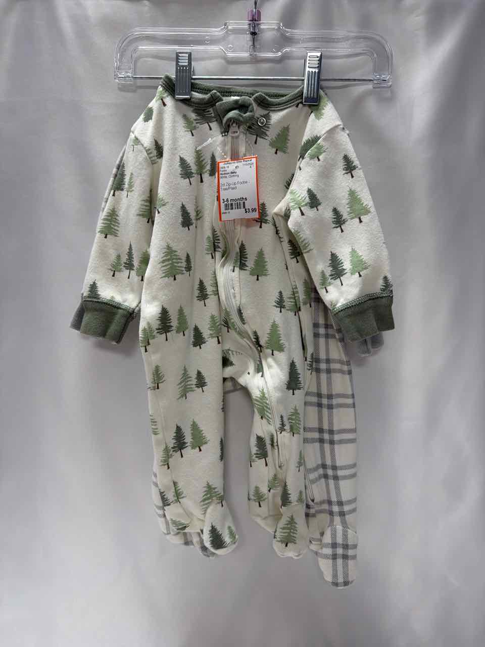 Hudson Baby Size 3-6 months White Footie