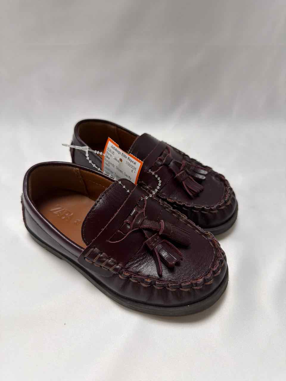 Zara Shoe Sizes 8C Burgundy Gently Used Shoes- Casual