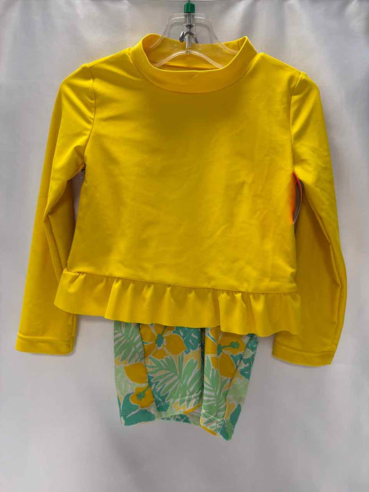 Simple Joys Size 3T Yellow Swimsuit- 3pc