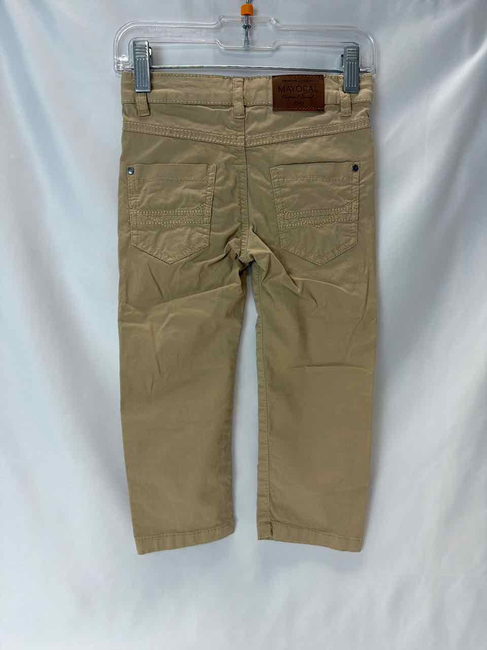 Mayoral Size 2T Tan Gently Used Pants- Casual