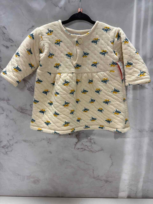 Petit Bateau Size 12 Months Beige Dress- Casual