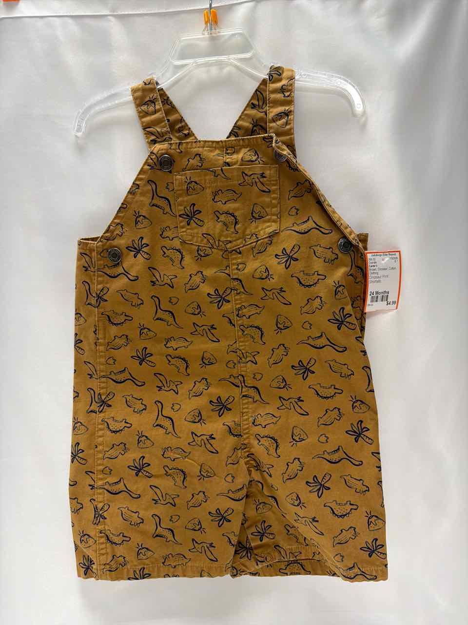 Carter's Size 24 Months Brown Overalls