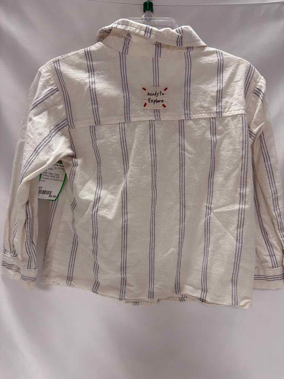 Zara Size 3T White Gently Used Shirt- Casual