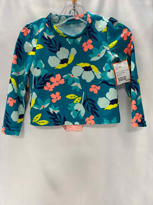 Simple Joys Size 24 Months Teal Swimsuit- 2pc