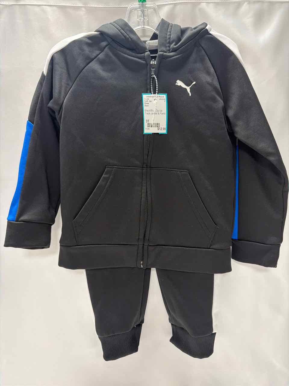 Puma Size 3T Black Outfit -2pc