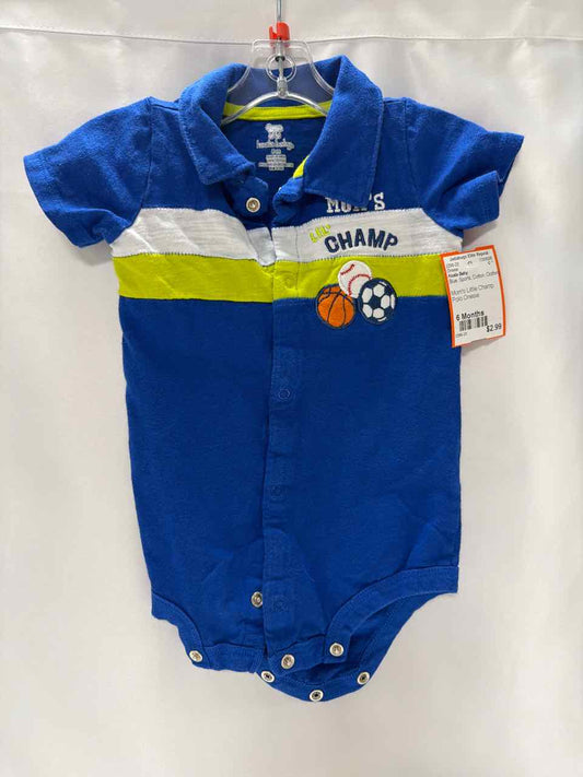 Koala Baby Size 6 Months Blue Onesie