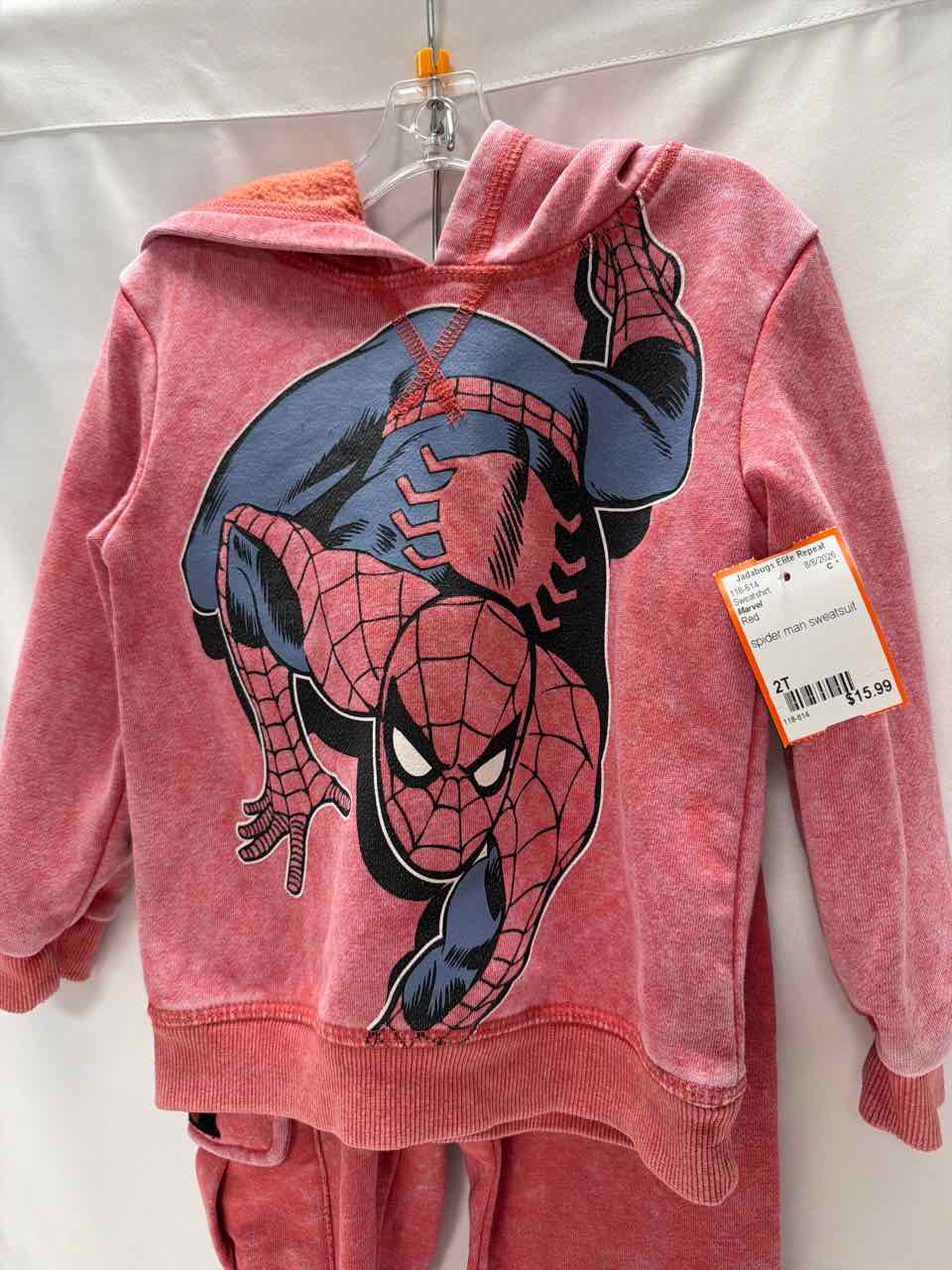 Marvel Size 2T Red Sweatshirt