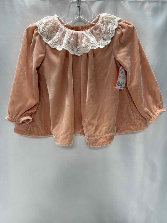 Janie and Jack Size 12-18 Months Pink Dress- Casual