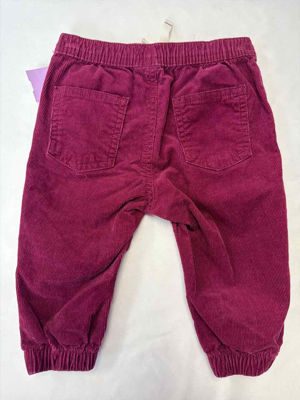 Janie and Jack Size 6-12 Months Burgundy Pants- Casual