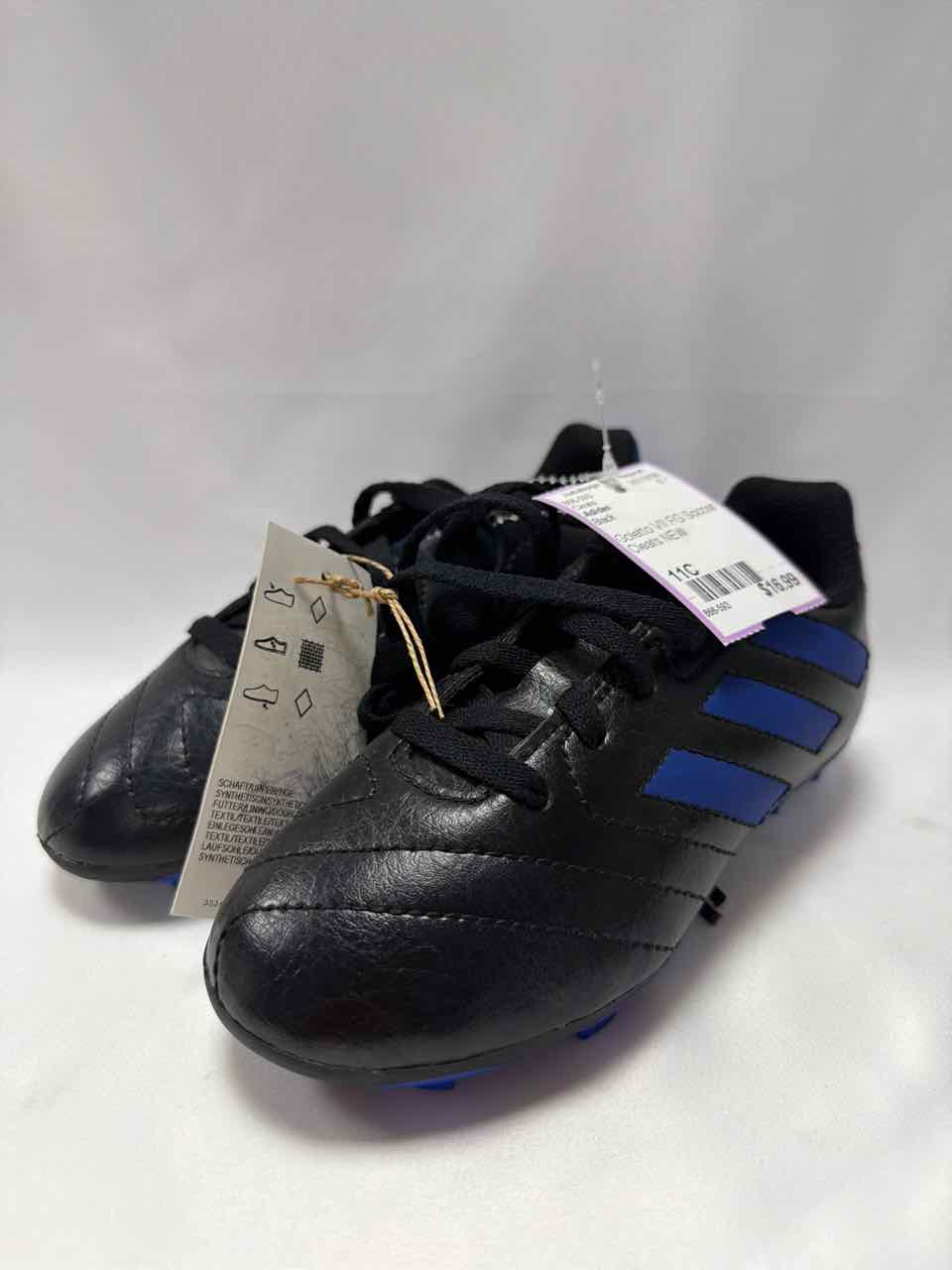 Adidas Shoe Sizes 11C Black Cleats