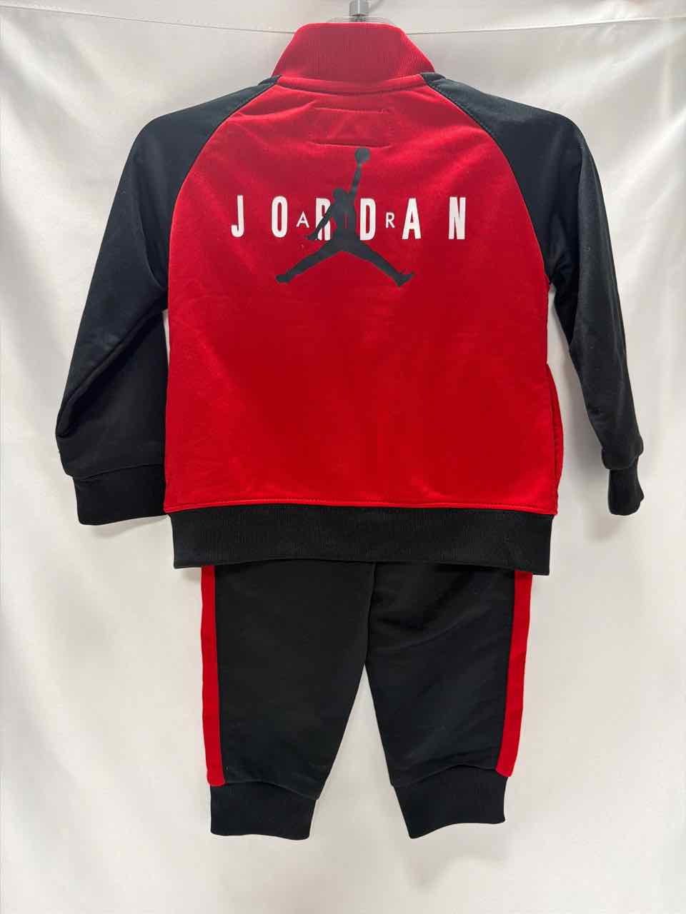 Jordan Size 18 Months Red Gently Used Outfit -2pc
