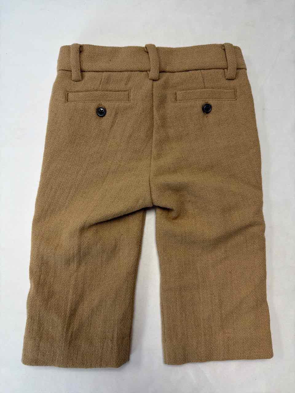 Janie and Jack Size 3-6 months Tan Gently Used Pants- Formal
