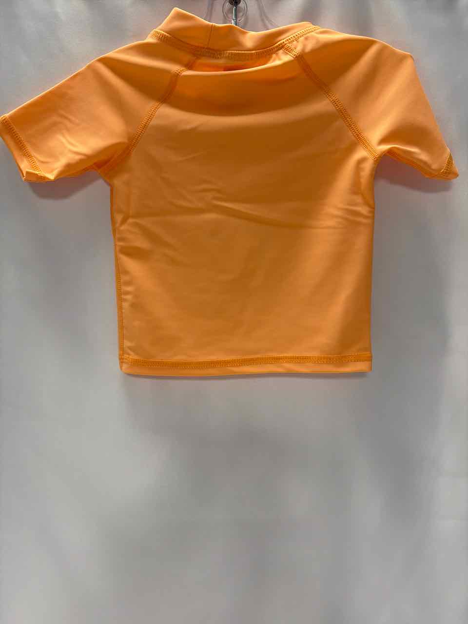 Rugged Butts Size 3-6 months Orange Rash Guard Top