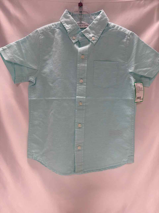 Janie and Jack Size 5 Baby Blue Gently Used Shirt- Casual
