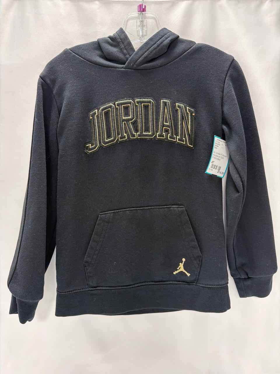 Jordan Size 4T Black Sweatshirt