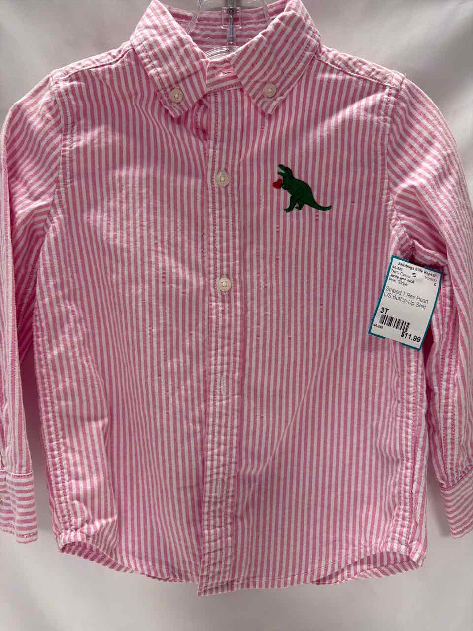 Janie and Jack Size 3T Pink Shirt- Casual